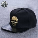 Casquette Gothique Crâne Impression 3D — Univers Gothique (vue 10)