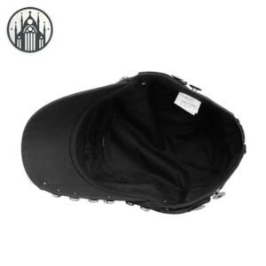 Casquette Gothique Tête Mort Baphomet — Univers Gothique