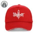Casquette Gothique Crâne D’indien: Style Démoniaque! - Rouge