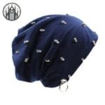 Casquette Gothique Emo Pour Hommes Et Femmes - Bleu