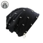 Casquette Gothique Emo Pour Hommes Et Femmes - Noir
