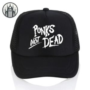Casquette Gothique Punks Not Dead — Univers Gothique
