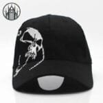 Casquette Gothique Punks Not Dead: Impression Hd 3d Respirante & Ajustable - Noir