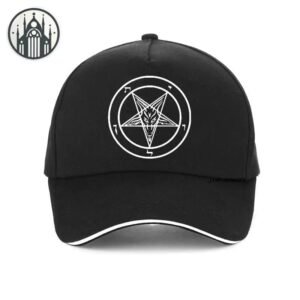 Casquette Gothique Baphomet Respirante — Univers Gothique