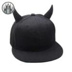 Casquette Gothique Skull Pour Un Look Démoniaque - Corne