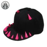 Casquette Gothique Tête De Mort: La Finition Parfaite Pour Un Look Démoniaque! Rose