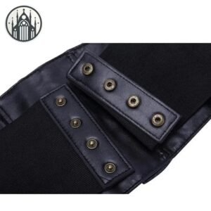Ceinture Gothique Élastique Laçage — Univers Gothique