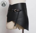 Ceinture Gothique Matelassée PU Noir — Univers Gothique (vue 2)