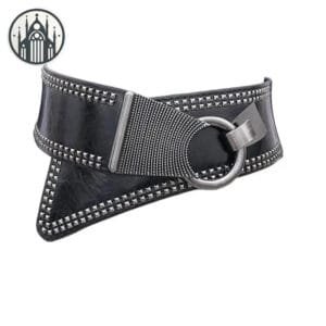 Ceinture Gothique Crâne: Style Infernal Pour Esprits Libres - Noir