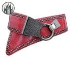 Ceinture Gothique Crâne: Style Infernal Pour Esprits Libres - Rouge
