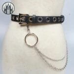 ceinture gothique en cuir largeur 3 8cm livraison offerte 153 Ceinture Gothique En Cuir Largeur 3.8cm - Livraison Offerte