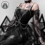 Ceinture Gothique Killer De 28-34cm - Accessoires Gothiques
