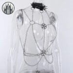 Ceinture Gothique Killer De 28-34cm - Accessoires Gothiques