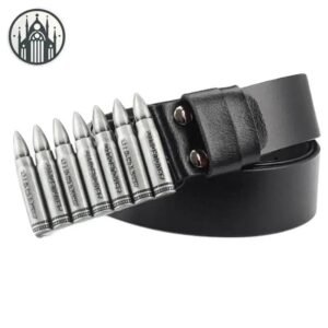 Ceinture Gothique Cuir Balles — Univers Gothique