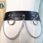 Ceinture Gothique Punk Chaînes Métal