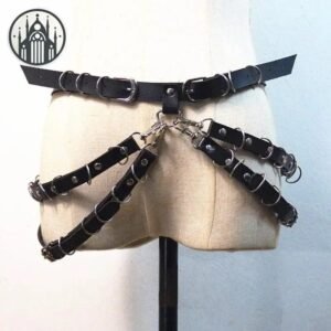 Ceinture Gothique Punk Rock Rivets — Univers Gothique