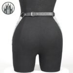 Ceinture Gothique Chaînes Anneaux Sexy — Univers Gothique