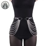 Ceinture Gothique Chaînes Anneaux Sexy — Univers Gothique (vue 4)