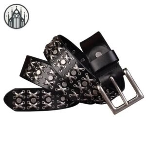 Ceinture Gothique Steampunk Rétro Cuir — Univers Gothique