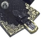 Ceinture Gothique Cuir Synthétique Tête — Univers Gothique (vue 3)