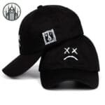 Chapeau Gothique Damier: Style Démoniaque En Noir - Noir / 56-80