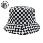 Accessoire Gothique Bucket Hat Carreaux — Univers Gothique