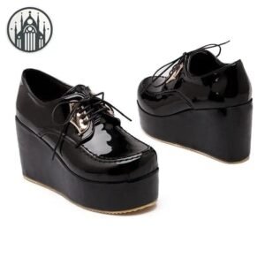 Chaussures Creepers Gothiques Lacets — Univers Gothique