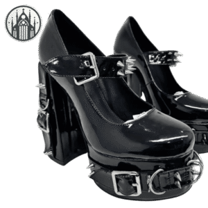 Chaussures Gothiques Pics Talon Haut — Univers Gothique
