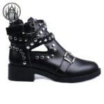 Chaussures à Talons Hauts En Caoutchouc Pu - Guide Des Tailles Excitant - 35