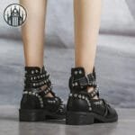 Chaussures à Talons Hauts En Caoutchouc Pu - Guide Des Tailles Excitant