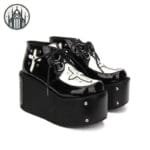 Chaussures Creepers Gothique British: Style Démoniaque 0-3cm - 32