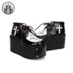 Chaussures Creepers Gothique British: Style Démoniaque 0-3cm