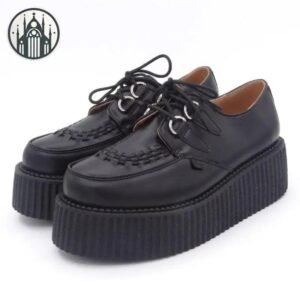 Chaussures Creepers Gothiques Cuir Synthétique — Univers Gothique