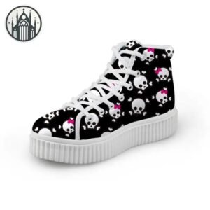 Chaussures Creepers Gothiques Squelette EVA — Univers Gothique