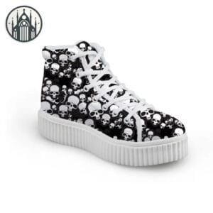 Chaussures Creepers Gothiques: Style Démoniaque Livraison Offerte - 35