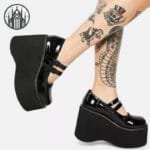 chaussures cuir noir style lolita livraison gratuite 200001012 510 Chaussures Cuir Noir Style Lolita: Livraison Gratuite!