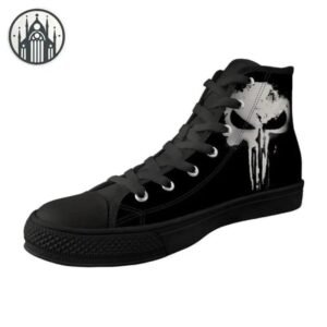 Baskets Gothiques Toile Punk Impression 3D — Univers Gothique