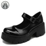 Chaussures Gothiques à Talon Croix: Livraison Offerte! - 34