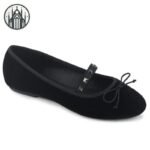 Ballerines Gothiques Clous Cœur Rond — Univers Gothique (vue 2)