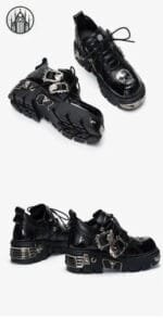 Chaussures Gothiques Avec Plateforme Confortable