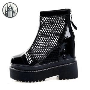 Bottes Gothiques Simili Cuir Confort — Univers Gothique