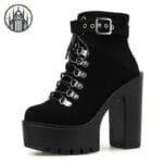 Chaussures Gothiques Durables: Style Sombre Pour Le Long Terme - 35