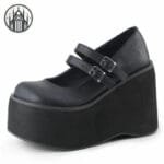 Chaussures Gothiques élégantes Et Confortables - Noir / 35