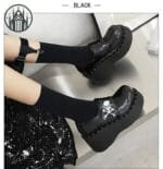 Chaussures Gothiques Lolita à Boucle: Livraison Offerte!