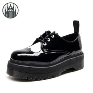 Chaussures Gothiques Oxford: Style Démoniaque - 35