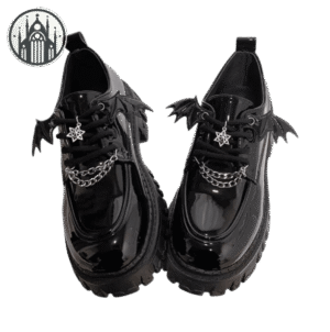 Chaussures Gothiques Chauve-Souris Verni — Univers Gothique