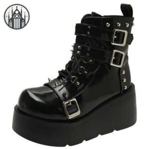 Chaussures Gothiques Plateforme Simili — Univers Gothique