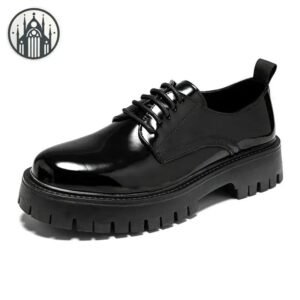 Chaussures Gothiques Cuir Verni Talon — Univers Gothique