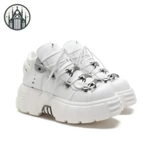 Chaussures Gothiques Lacets Talon — Univers Gothique