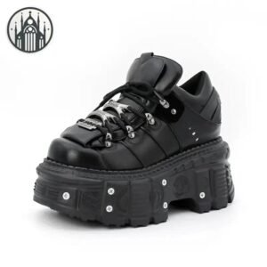 Chaussures Gothiques Simili Cuir Robustes — Univers Gothique